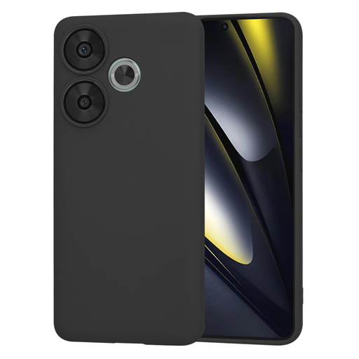 Techsuit - SoftFlex - Xiaomi Poco F6 - Fekete tok Techsuit - SoftFlex - Xiaomi Poco F6 - Fekete tok