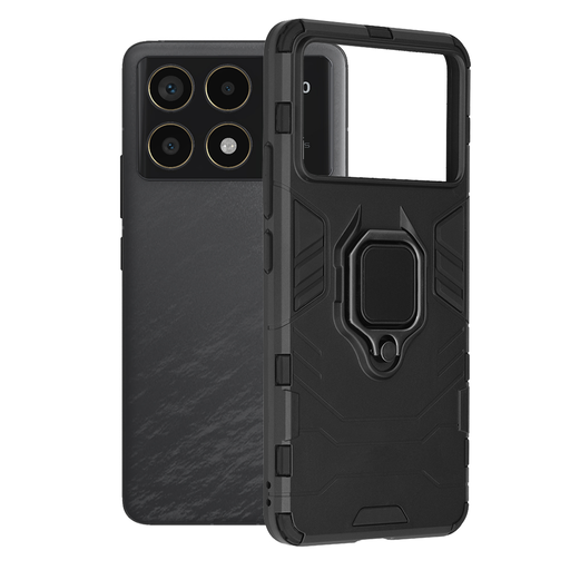 Techsuit - Szilikon Páncél - Xiaomi Poco F6 Pro - Fekete tok Techsuit - Szilikon Páncél - Xiaomi Poco F6 Pro - Fekete tok