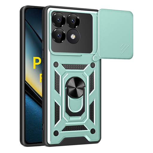 Techsuit - CamShield Sorozat - Xiaomi Poco F6 Pro - Zöld tok Techsuit - CamShield Sorozat - Xiaomi Poco F6 Pro - Zöld tok