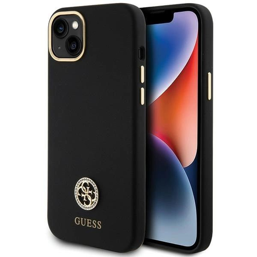 Guess Szilikon Logo Strassz 4G tok iPhone 15 Plus / 14 Plus 6.7 Guess Szilikon Logo Strassz 4G tok iPhone 15 Plus / 14 Plus 6.7