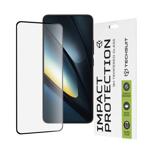 Techsuit - 111D Teljes Borítás / Teljes Ragasztás Üveg - Xiaomi Poco F6 Pro - Fekete üvegfólia Techsuit - 111D Teljes Borítás / Teljes Ragasztás Üveg - Xiaomi Poco F6 Pro - Fekete üvegfólia