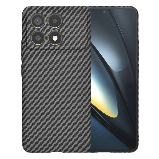 Techsuit - Karbonit Szálhéj - Xiaomi Poco F6 Pro - Fekete tok Techsuit - Karbonit Szálhéj - Xiaomi Poco F6 Pro - Fekete tok