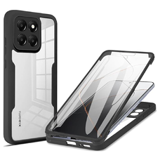  Techsuit - ColorVerse 360 Sorozat + Képernyővédő - Xiaomi 14 - Fekete tok