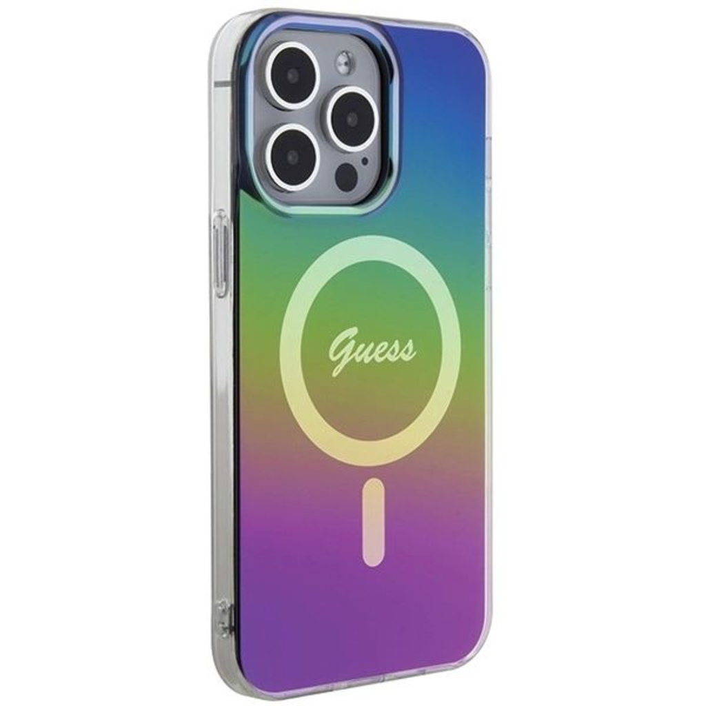 Guess IML Iridescent MagSafe tok iPhone 15 Pro Max 6.7" - multicolor tok - 8