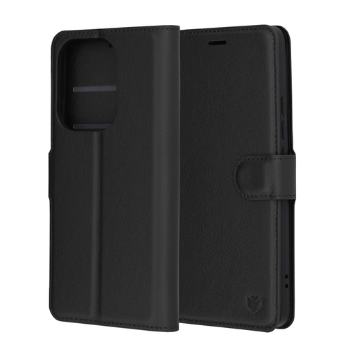 Techsuit - Bőrtok - Xiaomi Poco F6 - Fekete tok Techsuit - Bőrtok - Xiaomi Poco F6 - Fekete tok