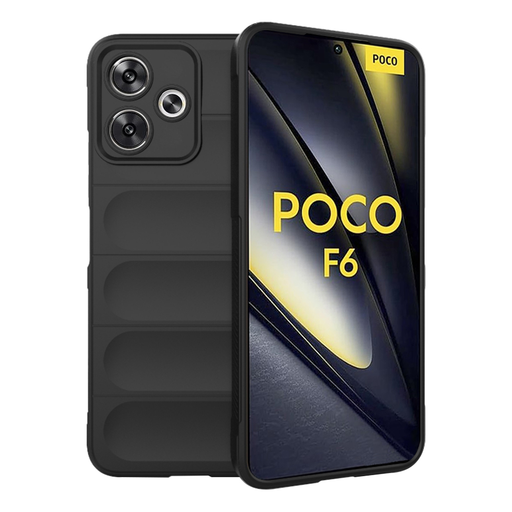 Techsuit - Magic Shield - Xiaomi Poco F6 - Fekete tok Techsuit - Magic Shield - Xiaomi Poco F6 - Fekete tok
