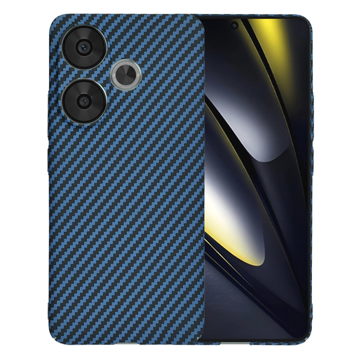 Techsuit - Carbonite FiberShell - Xiaomi Poco F6 - Cián tok Techsuit - Carbonite FiberShell - Xiaomi Poco F6 - Cián tok