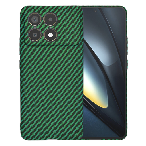 Techsuit - Karbonit Szálház - Xiaomi Poco F6 Pro - Zöld tok Techsuit - Karbonit Szálház - Xiaomi Poco F6 Pro - Zöld tok