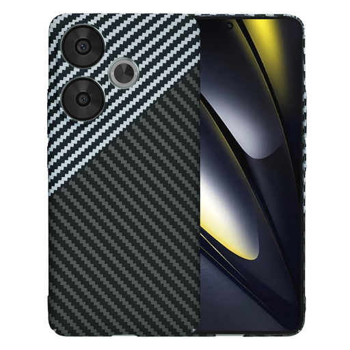 Techsuit - Karbonit Szálas Héj - Xiaomi Poco F6 - Lopakodó Szürke tok Techsuit - Karbonit Szálas Héj - Xiaomi Poco F6 - Lopakodó Szürke tok