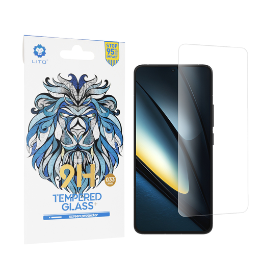 Lito - 2.5D Klasszikus Üveg - Xiaomi Poco F6 Pro - Átlátszó üvegfólia Lito - 2.5D Klasszikus Üveg - Xiaomi Poco F6 Pro - Átlátszó üvegfólia
