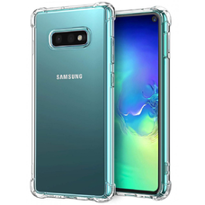  Techsuit - Ütésálló Átlátszó Szilikon - Samsung Galaxy S10e - Átlátszó tok