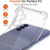  Techsuit - Ütésálló Átlátszó Szilikon - Samsung Galaxy S10 Lite - Átlátszó tok - 0. kép