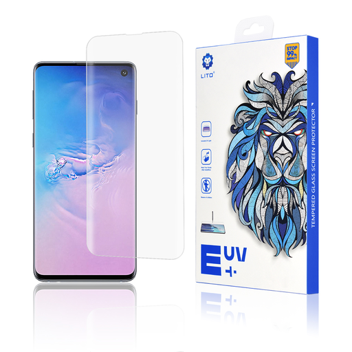  Lito - 3D UV Üveg - Samsung Galaxy S10 - Átlátszó üvegfólia