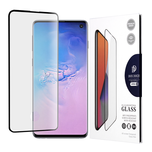 Dux Ducis - Edzett üveg - Samsung Galaxy S10 - Fekete üvegfólia Dux Ducis - Edzett üveg - Samsung Galaxy S10 - Fekete üvegfólia