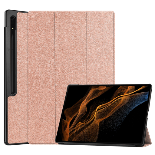 Techsuit - FoldPro - Samsung Galaxy Tab S8 Ultra / S9 Ultra / S10 Ultra - Rózsaarany tok Techsuit - FoldPro - Samsung Galaxy Tab S8 Ultra / S9 Ultra / S10 Ultra - Rózsaarany tok