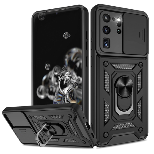 Techsuit - CamShield Sorozat - Samsung Galaxy S20 Ultra 4G / S20 Ultra 5G - Fekete tok Techsuit - CamShield Sorozat - Samsung Galaxy S20 Ultra 4G / S20 Ultra 5G - Fekete tok