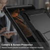 Techsuit - Strapabíró TabShell + Kijelzővédő - Samsung Galaxy Tab S8 Ultra / S9 Ultra / S10 Ultra - Rózsaarany tok - 1. kép