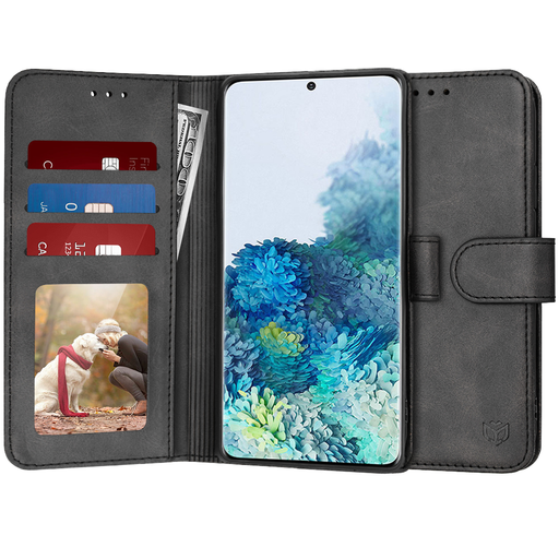 Techsuit - Naptár tok - Samsung Galaxy S20 Plus 4G / S20 Plus 5G - Fekete Techsuit - Naptár tok - Samsung Galaxy S20 Plus 4G / S20 Plus 5G - Fekete