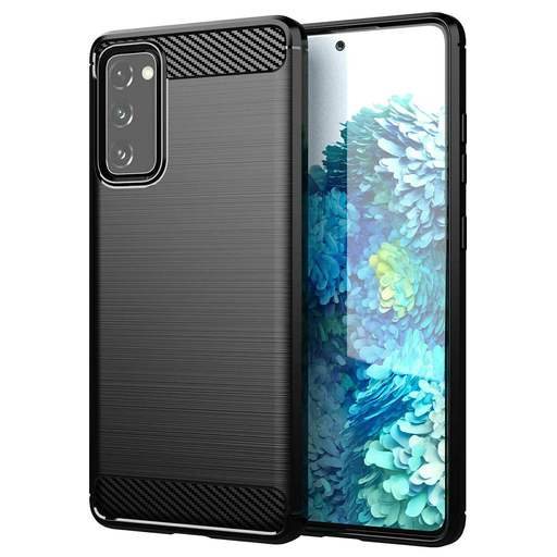 TechSuit - Karbonszilikon - Samsung Galaxy S20 FE 4G / S20 FE 5G - Fekete tok TechSuit - Karbonszilikon - Samsung Galaxy S20 FE 4G / S20 FE 5G - Fekete tok