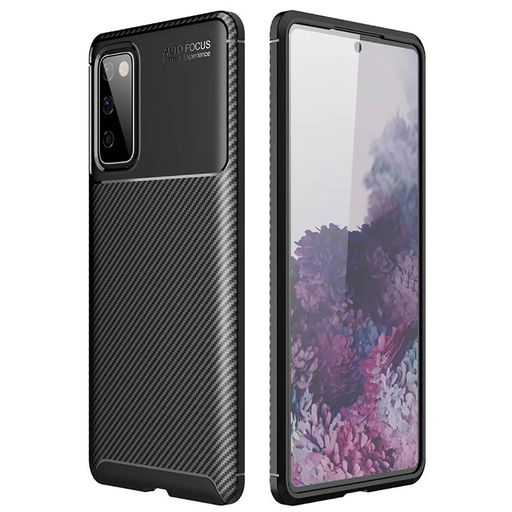 Techsuit - Szénszál - Samsung Galaxy S20 FE / S20 FE 5G - Fekete tok Techsuit - Szénszál - Samsung Galaxy S20 FE / S20 FE 5G - Fekete tok