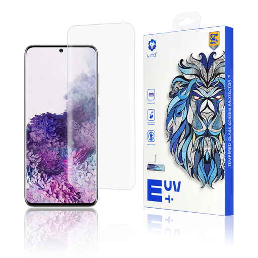 Lito - 3D UV üveg - Samsung Galaxy S20 4G / S20 5G - Átlátszó üvegfólia Lito - 3D UV üveg - Samsung Galaxy S20 4G / S20 5G - Átlátszó üvegfólia