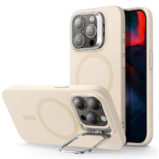 ESR - Felhőpuha HaloLock Kitámasztó - iPhone 15 Pro - Világos Barna tok