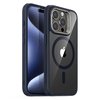  ESR - Klasszikus Hibrid HaloLock Kitámasztó - iPhone 15 Pro - Átlátszó Sötétkék tok - 0. kép