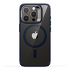  ESR - Klasszikus Hibrid HaloLock Kitámasztó - iPhone 15 Pro - Átlátszó Sötétkék tok - 1. kép