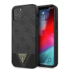 iPhone 12/ 12 Pro szürke Guess GUHCP12MPU4GHBK 4G Triangle tok - 0. kép