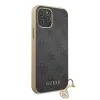 iPhone 12/ 12 Pro GUESS GUHCP12MGF4GGR  4G Charms tok szürke - 2. kép