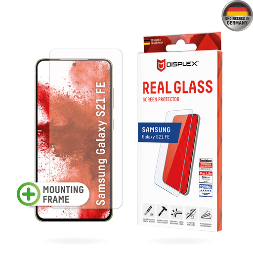  Displex - Prémium Valódi Üveg 2D - Samsung Galaxy S21 FE 5G - Átlátszó
