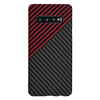  Techsuit - Carbonite FiberShell - Samsung Galaxy S10 - Vörös örvény tok - 1. kép