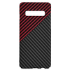  Techsuit - Carbonite FiberShell - Samsung Galaxy S10 - Vörös örvény tok - 2. kép