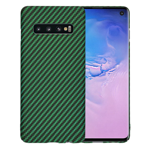 Techsuit - Carbonit Szálhéj - Samsung Galaxy S10 - Zöld tok Techsuit - Carbonit Szálhéj - Samsung Galaxy S10 - Zöld tok