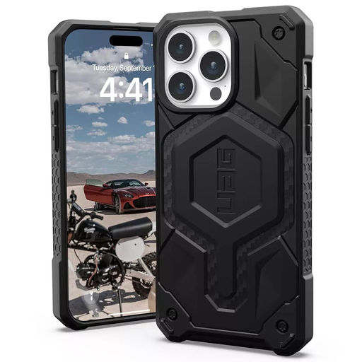 UAG - Monarch Pro - iPhone 15 Pro Max - Karbon Szál tok UAG - Monarch Pro - iPhone 15 Pro Max - Karbon Szál tok