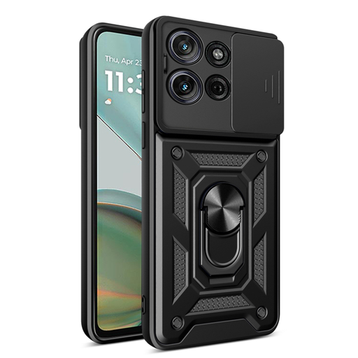 Techsuit - CamShield Series - Motorola Moto G75 - Fekete tok Techsuit - CamShield Series - Motorola Moto G75 - Fekete tok