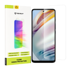  Techsuit - Átlátszó Védőtok - Motorola Moto G60 / Moto G60S - Átlátszó üvegfólia
