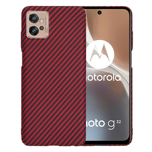 Techsuit - Karbonszálas Burkolat - Motorola Moto G32 - Piros tok Techsuit - Karbonszálas Burkolat - Motorola Moto G32 - Piros tok