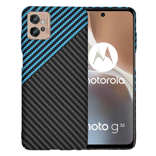 Techsuit - Karbonit Szálhéj - Motorola Moto G32 - Kék Impulzus tok Techsuit - Karbonit Szálhéj - Motorola Moto G32 - Kék Impulzus tok
