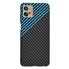  Techsuit - Karbonit Szálhéj - Motorola Moto G32 - Kék Impulzus tok - 1. kép