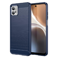  Techsuit - Karbon Szilikon - Motorola Moto G32 - Kék tok