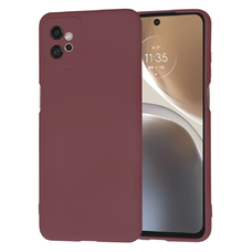  Techsuit - SoftFlex - Motorola Moto G32 - Szilvavörös tok