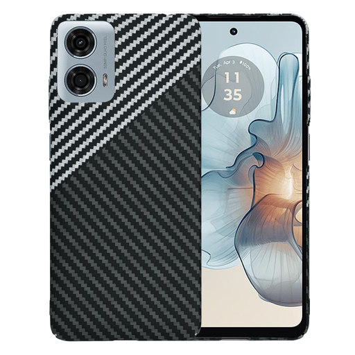 Techsuit - Carbonite FiberShell - Motorola Moto G24 Power - Rejtett szürke tok Techsuit - Carbonite FiberShell - Motorola Moto G24 Power - Rejtett szürke tok