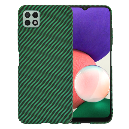Techsuit - Carbonit Szálhéj - Samsung Galaxy A22 5G - Zöld tok Techsuit - Carbonit Szálhéj - Samsung Galaxy A22 5G - Zöld tok