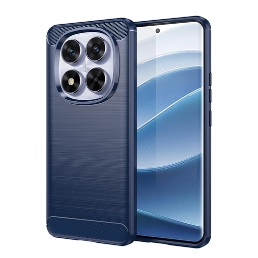 Techsuit - Karbonszilikon - Xiaomi Redmi Note 14 Pro - Kék tok Techsuit - Karbonszilikon - Xiaomi Redmi Note 14 Pro - Kék tok