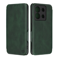 Techsuit - Biztonságos Pénztárca Plusz - Xiaomi Redmi Note 13 Pro 5G / Poco X6 - Zöld tok
