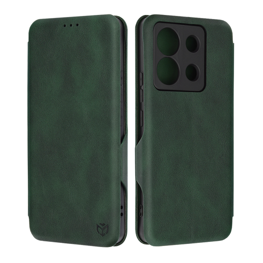 Techsuit - Biztonságos Pénztárca Plusz - Xiaomi Redmi Note 13 Pro 5G / Poco X6 - Zöld tok Techsuit - Biztonságos Pénztárca Plusz - Xiaomi Redmi Note 13 Pro 5G / Poco X6 - Zöld tok
