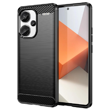  Techsuit - Szénszálas Szilikon - Xiaomi Redmi Note 13 Pro+ 5G - Fekete tok