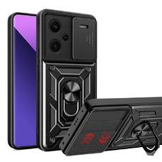  Techsuit - CamShield Sorozat - Xiaomi Redmi Note 13 Pro+ 5G - Fekete tok
