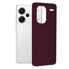  Techsuit - Puha Szélű Szilikon - Xiaomi Redmi Note 13 Pro+ 5G - Szilva Lila tok